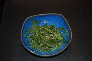 dsc_0004 Agretti with sesame seeds