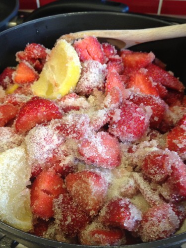 making jam
